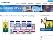Tablet Screenshot of life-system.fr